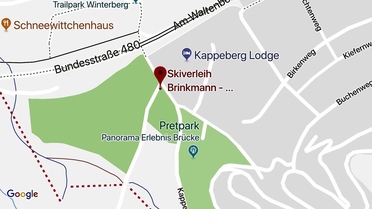 Kappeberg Lodge Winterberg Exteriör bild