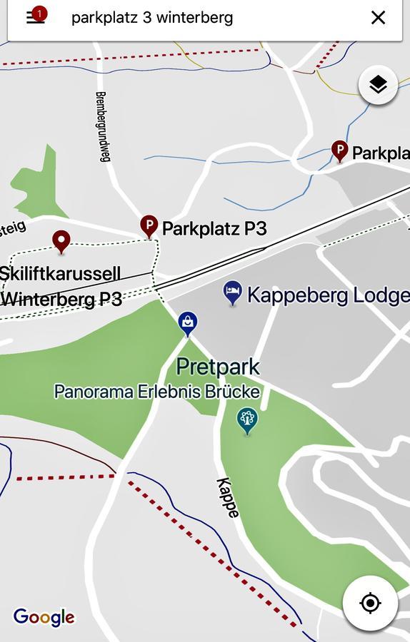 Kappeberg Lodge Winterberg Exteriör bild